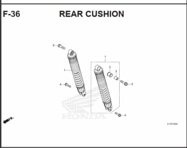 F-36 Rear Cushion