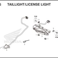 F-36 Tailight License Light