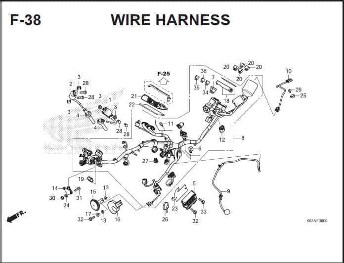 F-38 Wire Harness