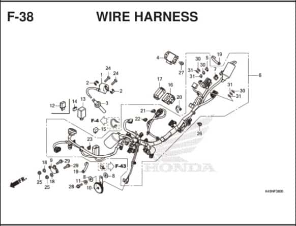 F-38 Wire Harness