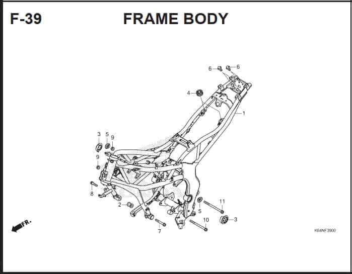 F-39 Frame Body