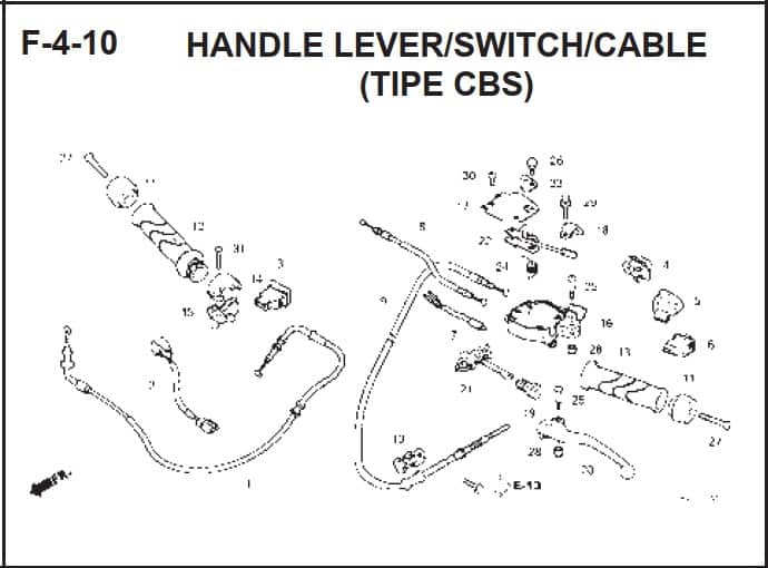 F-4-10 Handle Lever