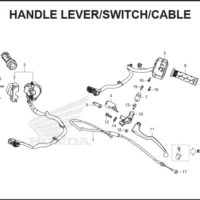 F-4 Handle Lever Switch Cable