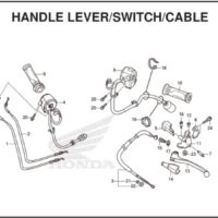 F-4 Handle Lever/Switch/Cable – Katalog Suku Cadang Honda New CBR 150R K45R