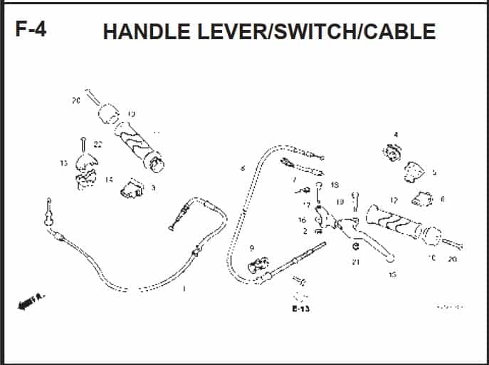 F-4 Handle Lever