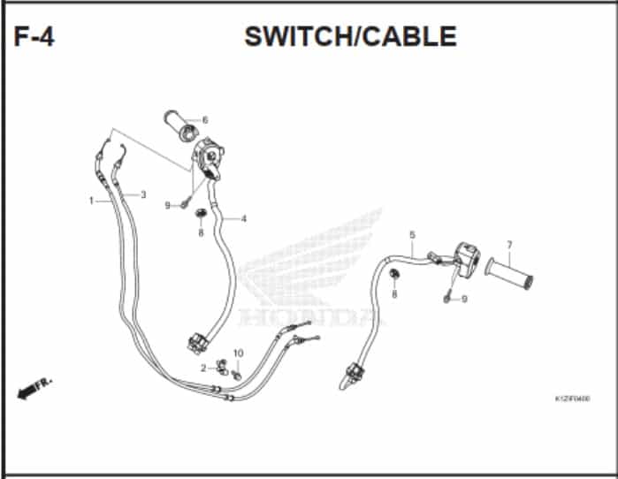 F-4 Switch Cable