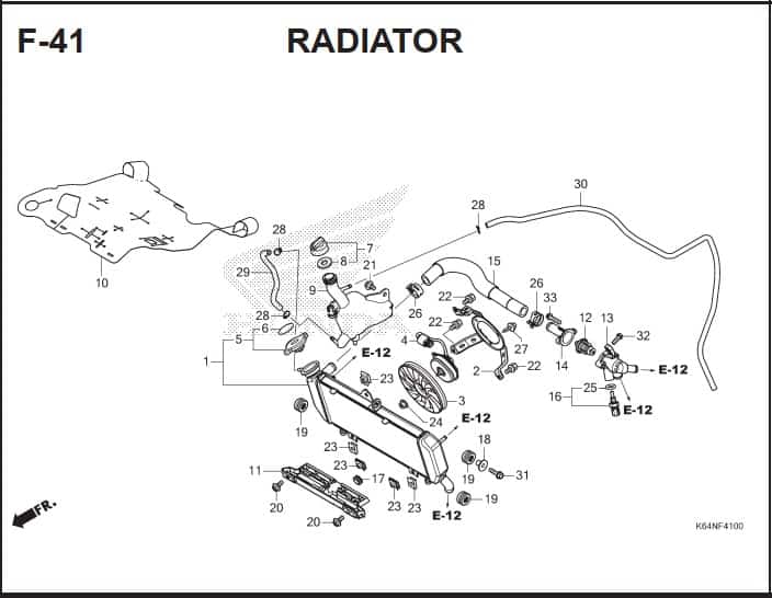 F-41 Radiator