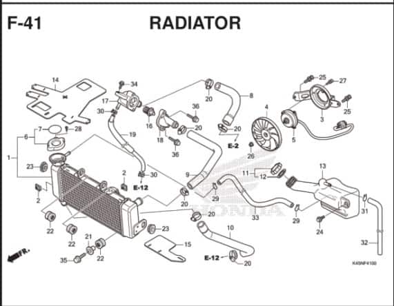 F-41 Radiator