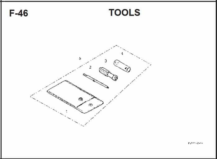 F-46 Tools – Katalog Suku Cadang Honda BeAT FI K25A