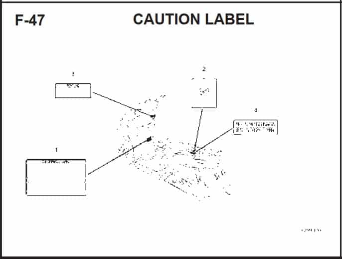 F-47 Caution Label