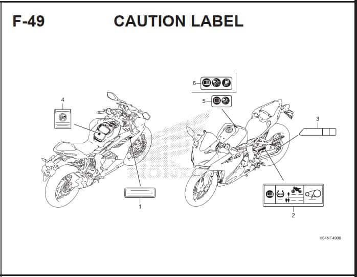 F-49 Caution Label