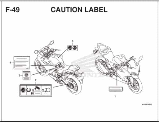 F-49 Caution Label