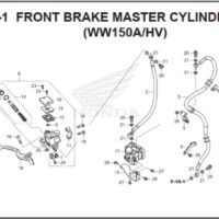 F-5-1 Front Brake Master Cylinder (WW150A/HV) – Katalog Suku Cadang Honda PCX 160