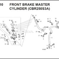 F-5-10 Front Brake Master Cylinder (CBR250S3A)