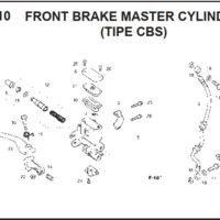 F-5-10 Front Brake Master Cylinder (Tipe CBS)