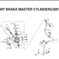 F-5 Front Brake Master Cylinder (CBR150R)