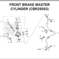 F-5 Front Brake Master Cylinder (CBR250S3)