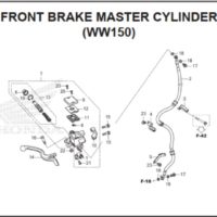 F-5 Front Brake Master Cylinder (WW150)