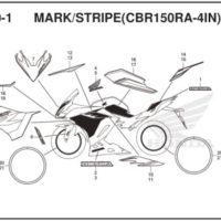 F-50-1 Mark Stripe (CBR150RA-4IN)