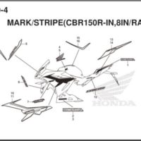 F-50-4 Mark Stripe (CBR150R-IN.8RA-IN)