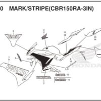 F-50 Mark Stripe (CBR150RA-3IN)
