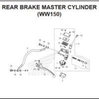 F-6 Rear Brake Master Cylinder (WW150)