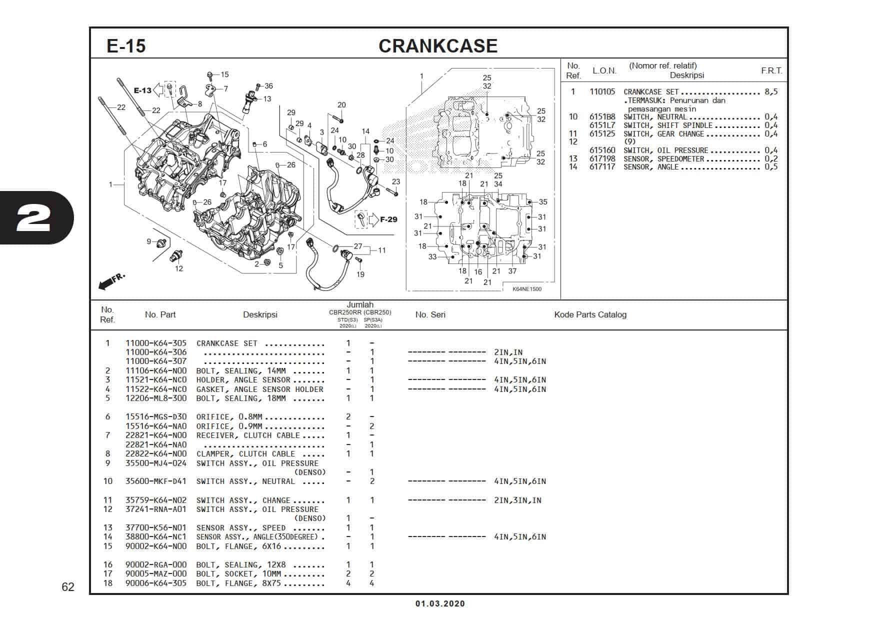 E-15 CrankCase