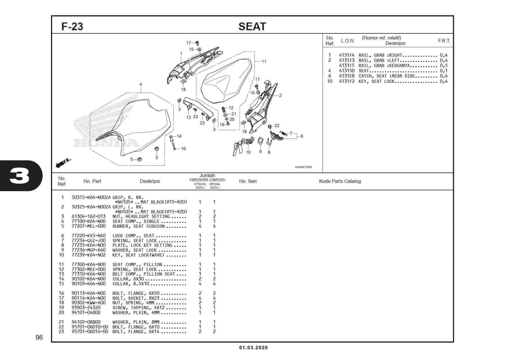 F-23 Seat