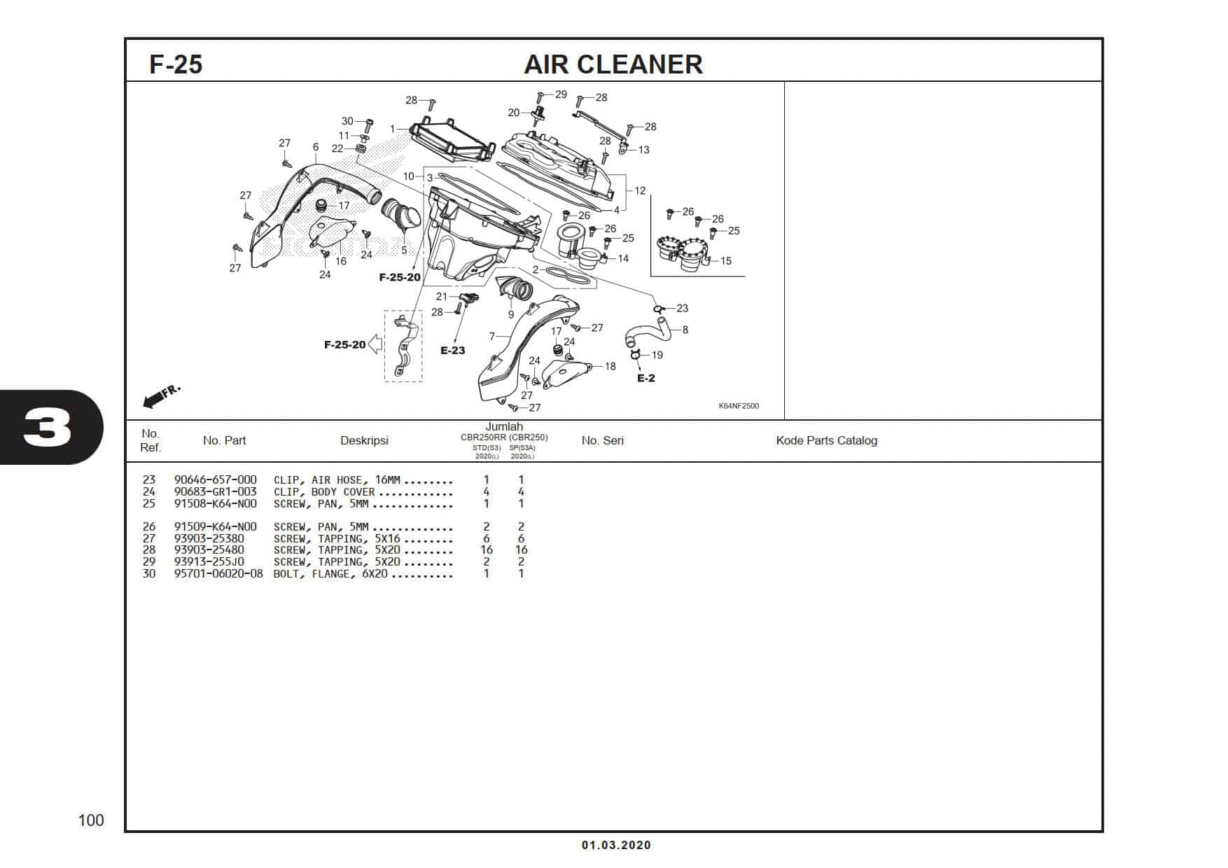 F-25 Air Cleaner 