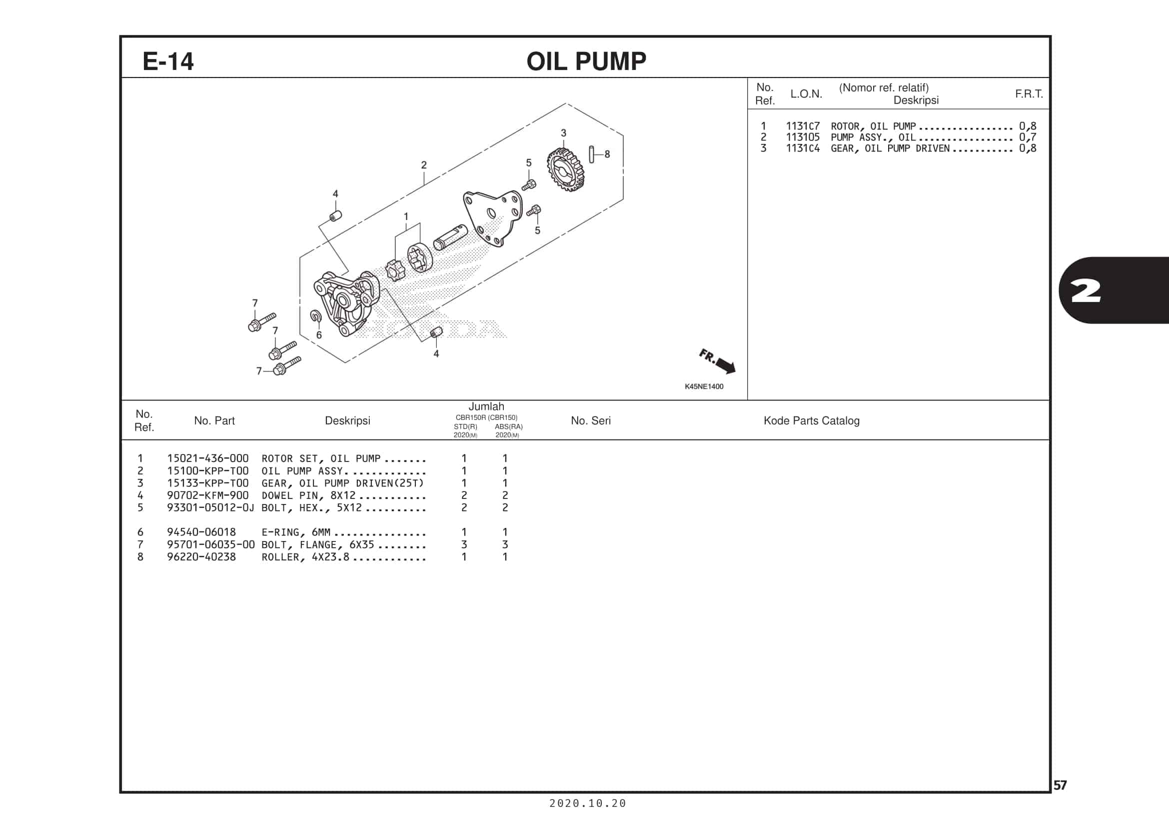 E-14 Oil Pump