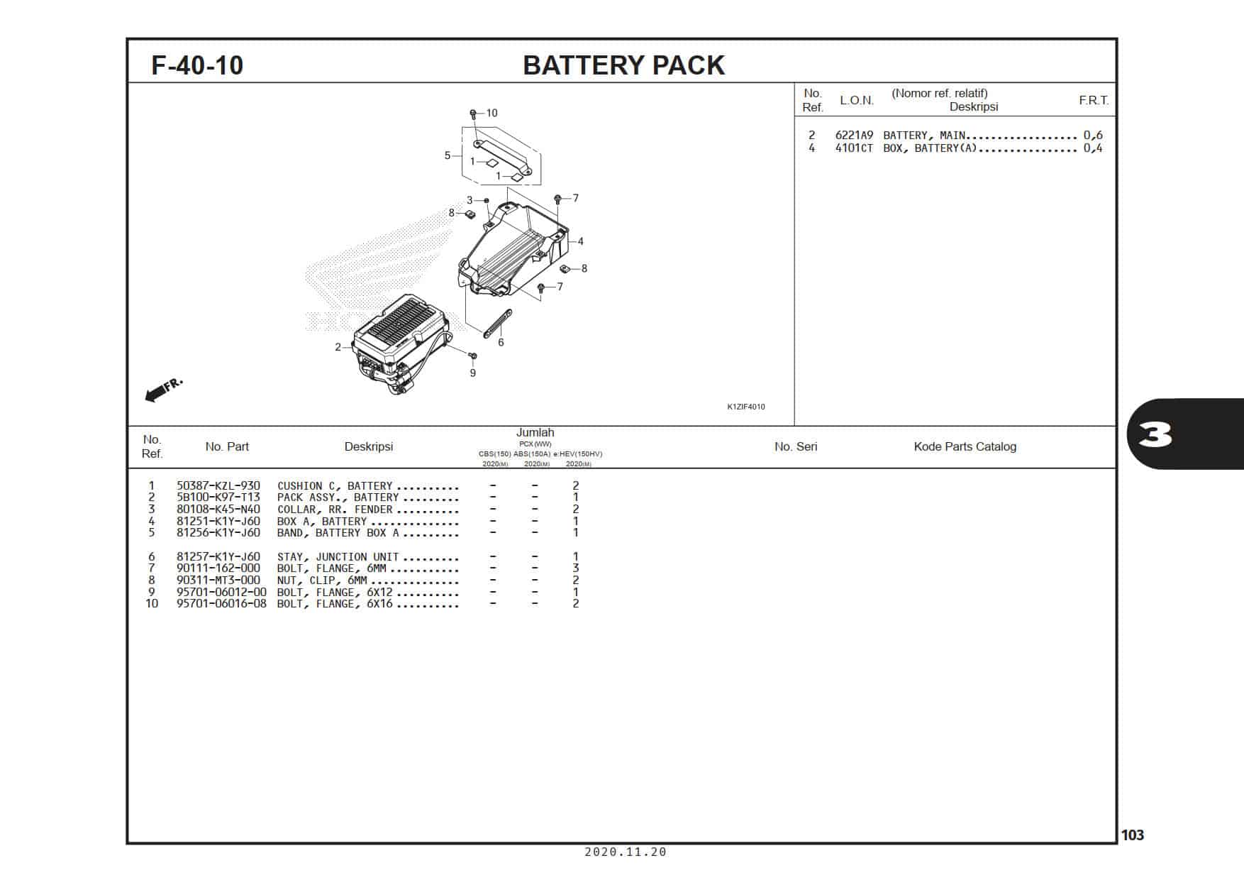 F-40-10 Battery Pack