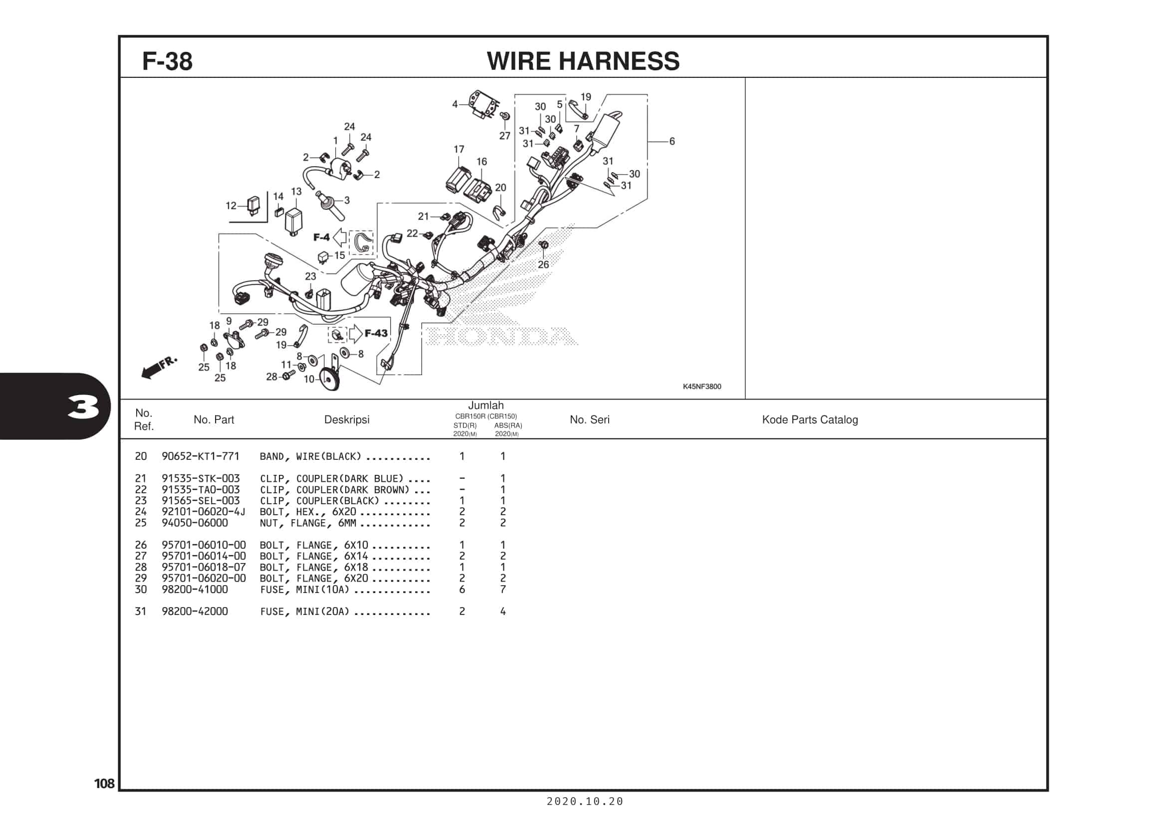 F-38 Wire Harness