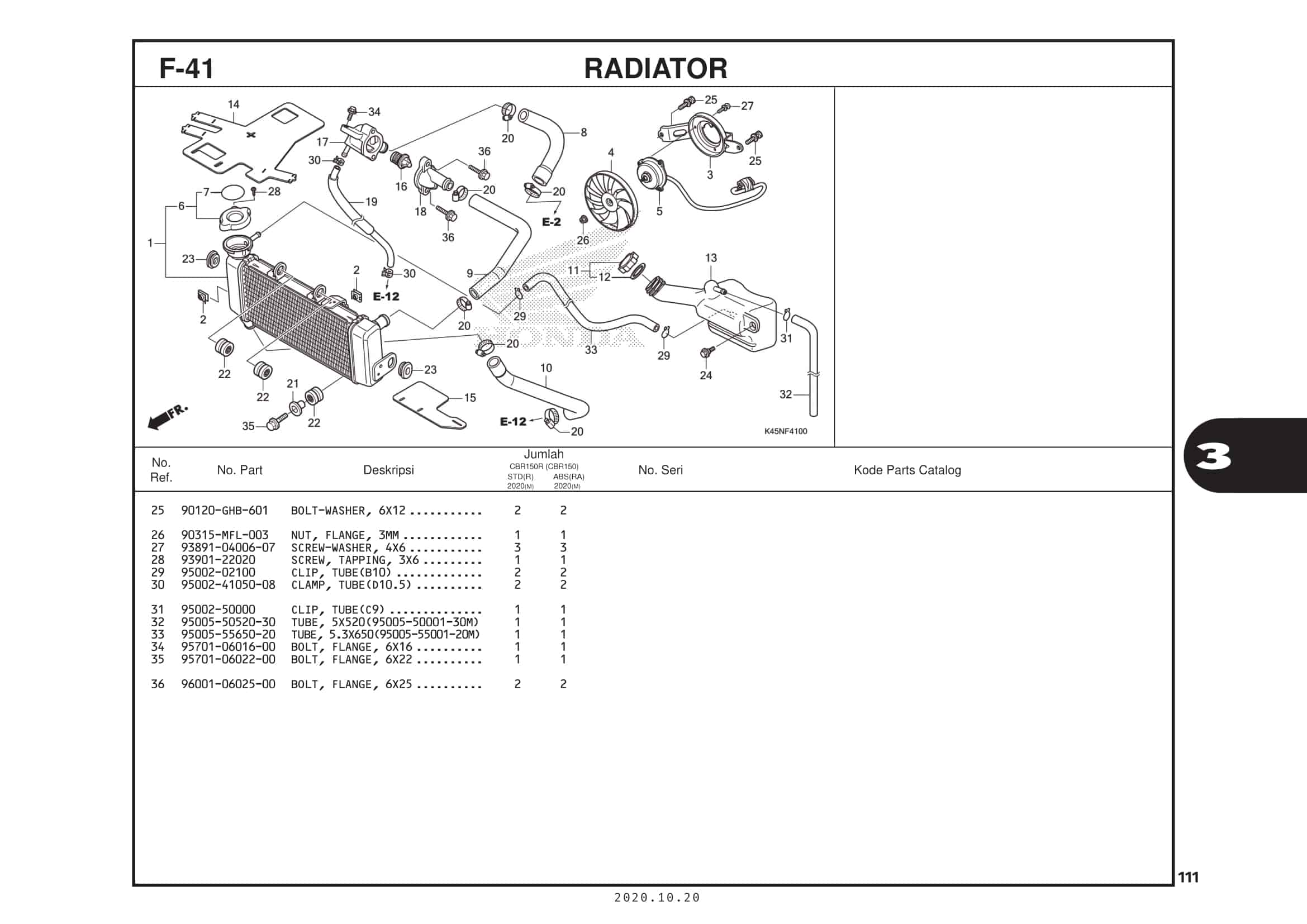 F-41 Radiator