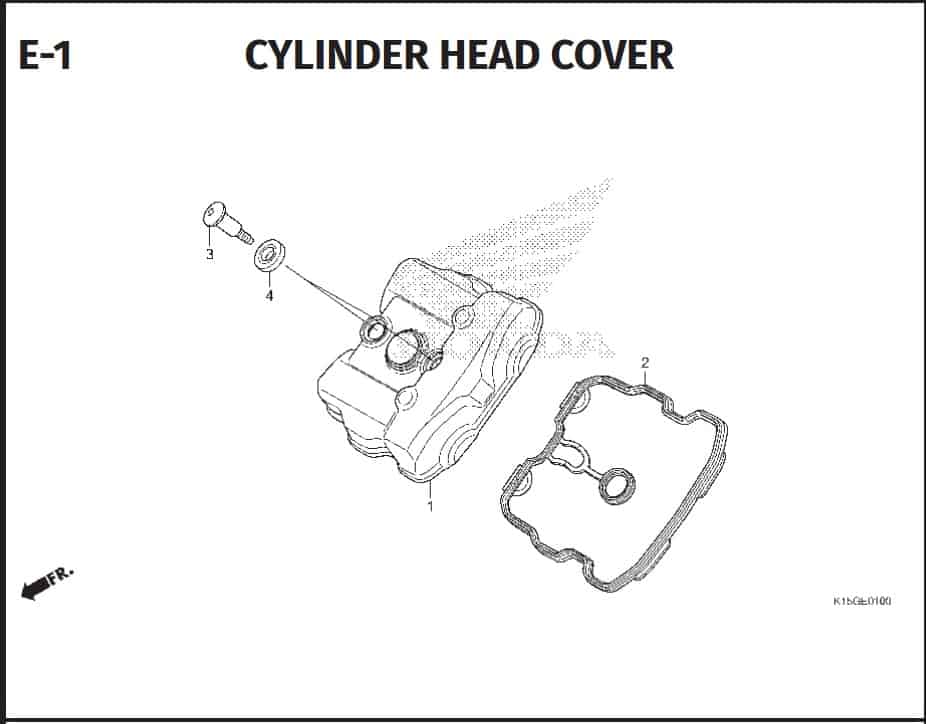 E-1 Cylinder Head Cover