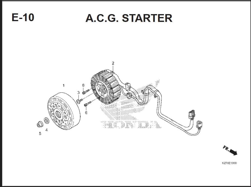 E-10 A.C.G Starter