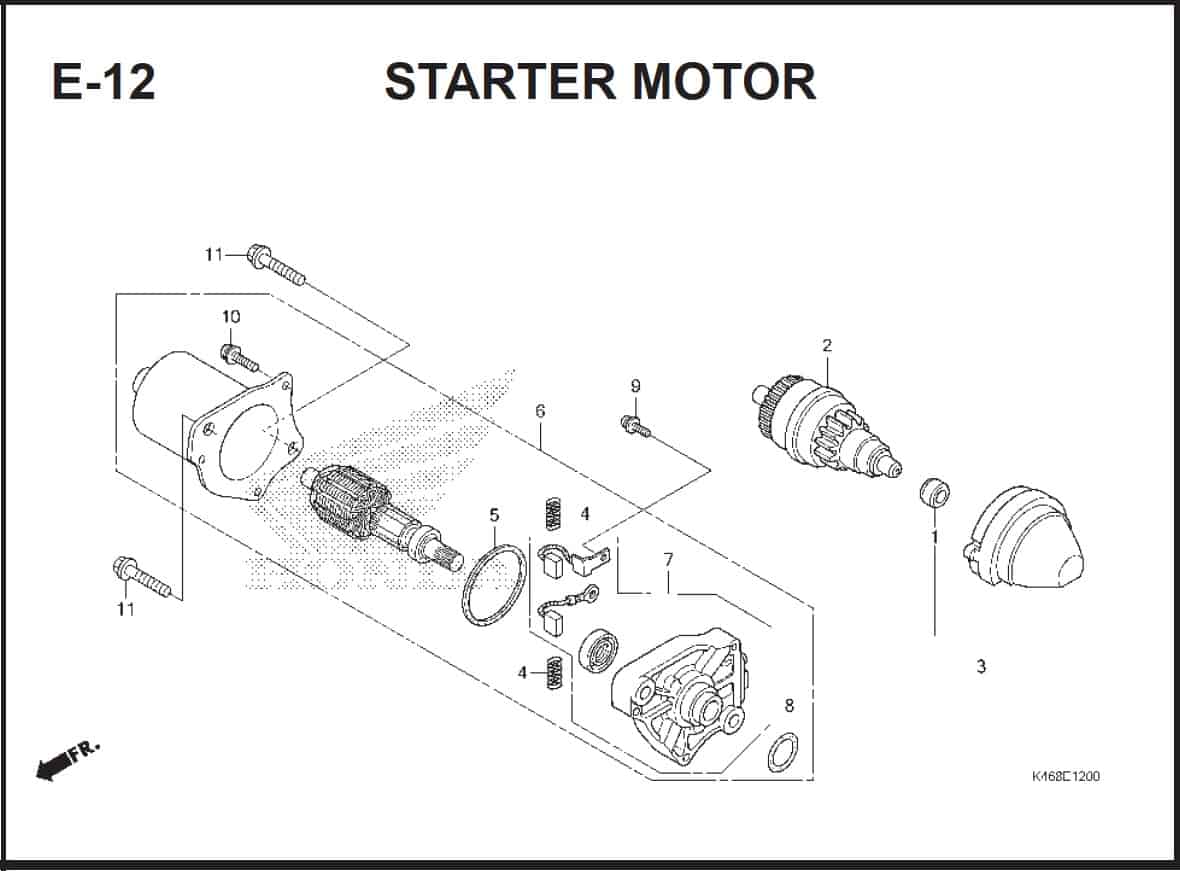 E-12 Starter Motor