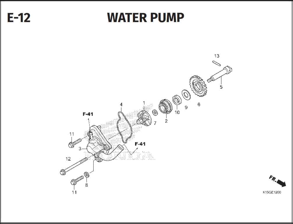 E-12 Water Pump