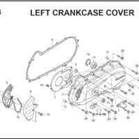 E-13 Left CrankCase Cover