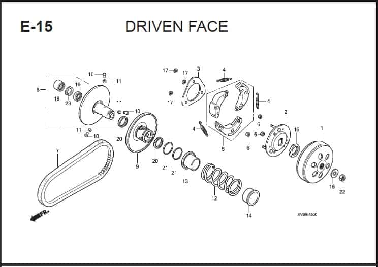 E-15 Drive Face