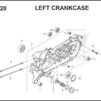 E-19-20 Left CrankCase