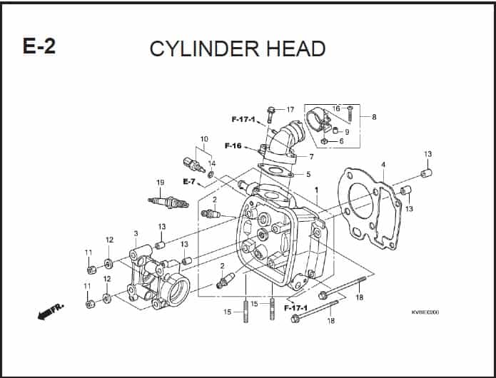 E-2 Cylinder Head