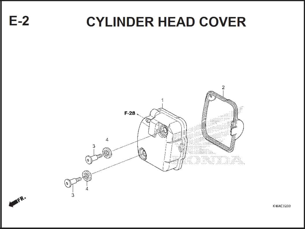 E-2 Cylinder Head Cover