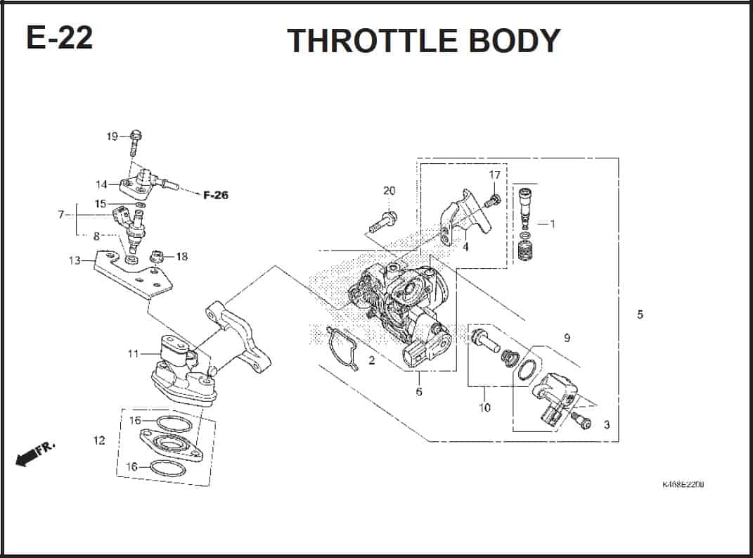 E-22 Throttle Body