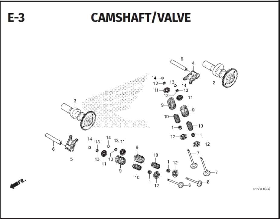 E-3 Camshaft Valve