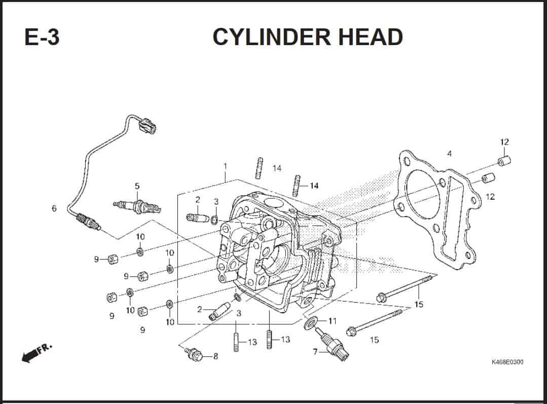 E-3 Cylinder Head