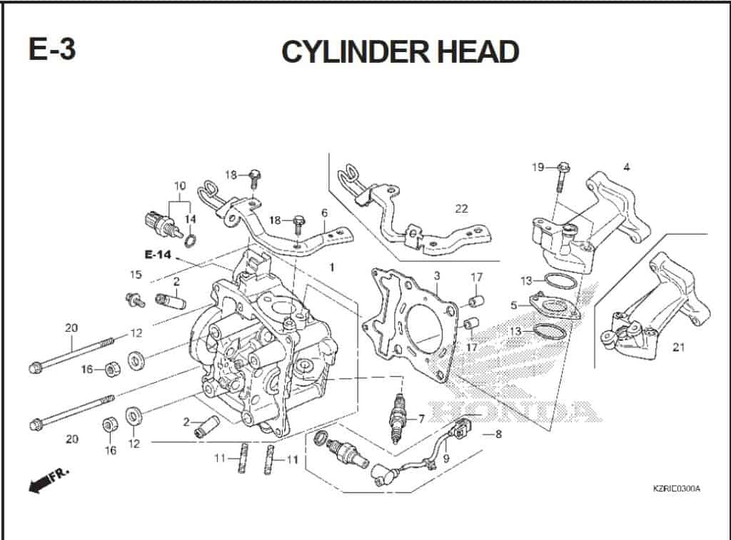Katalog Suku Cadang Honda Vario Techno 125 -2 - Harga Kredit Motor