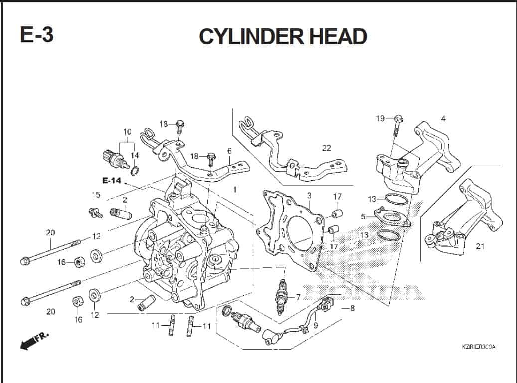 E-3 Cylinder Head