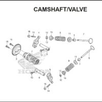 E-4 Camshaft/Valve – Katalog Honda Vario Techno 125 -2