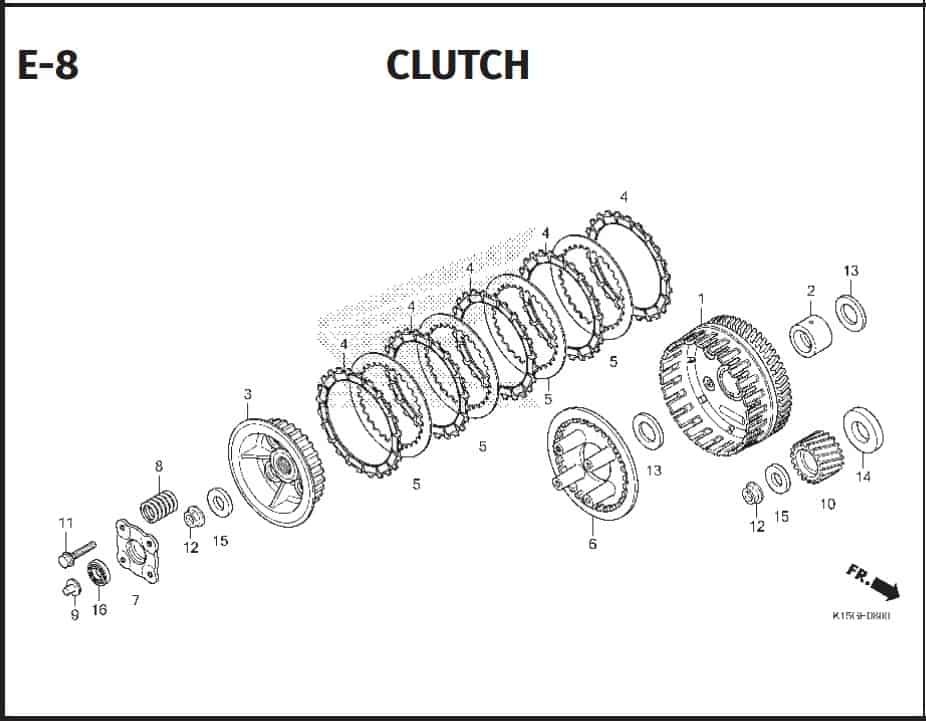 E-8 Clutch