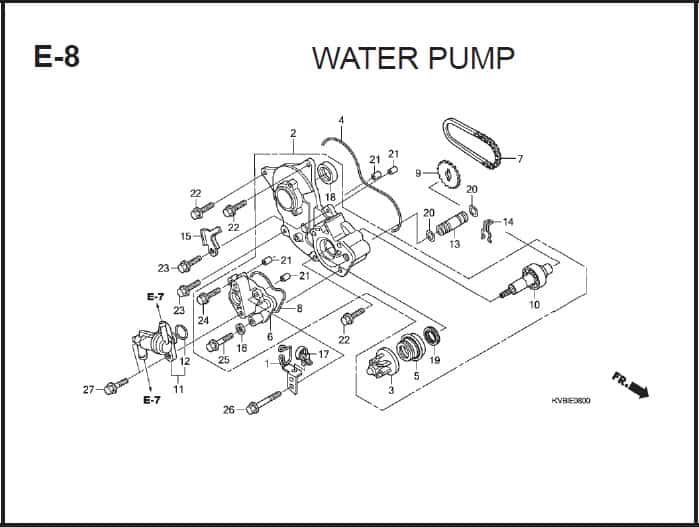 E-8 Water Pump